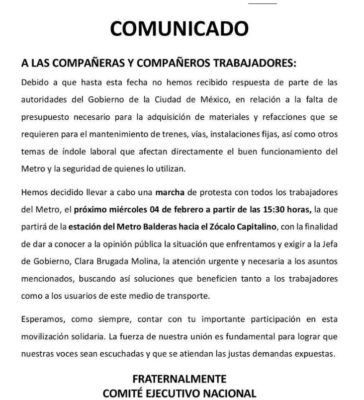 Trabajadores del Metro