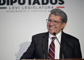 El diputado Ricardo Monreal reconoce que no existen avances en la negociación de la reforma electoral. AMEXI/FOTO/ Cámara de Diputados