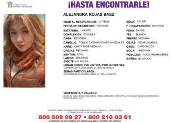 Dirigente de MC desaparece desde el pasado 30 de enero