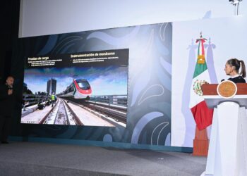Sheinbaum destaca obra del Tren Interubano "El Insurgente"