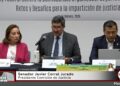 Mesa de Diálogo en el Senado sobre el tema de jueces sin rostro
