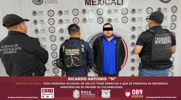 En Mexicali, Baja California detienen a un individuo requerido por EU