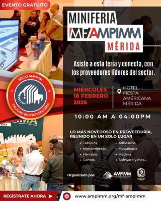 La miniferia contará con la participación de entre 15 y 20 expositores especializados en herrajes, maquinaria, tableros y software de manufactura.