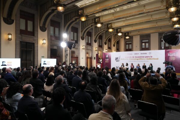 En Palacio Nacional se presenta el Programa de Incentivos para la Industria Cinematográfica en México
