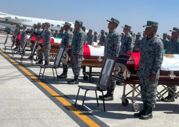 La Sedena realizó una Ceremonia de Honores Fúnebres en memoria de los militares que pierden la vida en Jalisco.