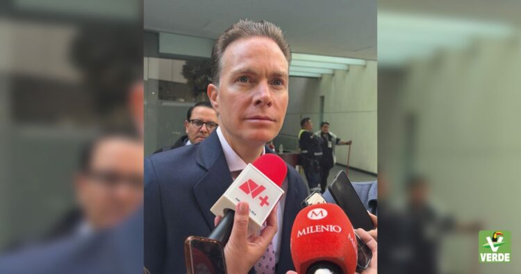 Manuel Velasco del PVEM destapa a Ruth González Silva como próxima gobernadora de SLP