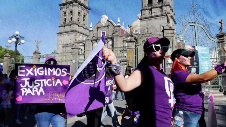 Operativo de seguridad por 8M en Puebla