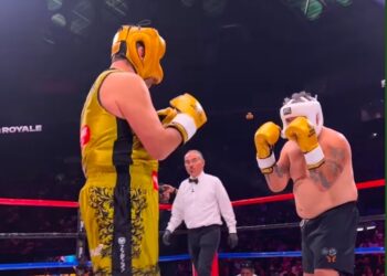 Alfredo Adame noquea a Carlos Trejo en el Ring Royale 2026 y pone fin a más de 20 años de rivalidad mediática. | AMEXI/FOTO: IG @ringroyalefights