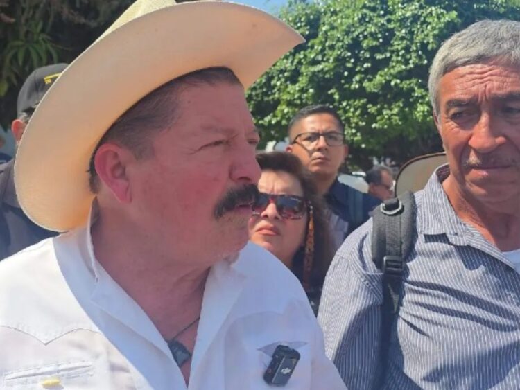 Desplazados por conflicto 1994 en Chiapas. Aspecto de la protesta en Tuxtla Gutiérrez.