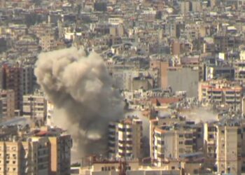 Israel bombardeó el sur de Beirut, capital de Líbano.