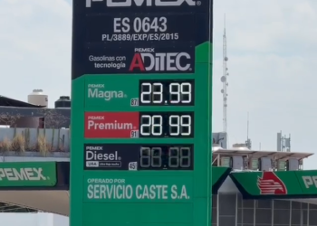 El precio de la gasolina en Oaxaca será exhibido por autoridades
