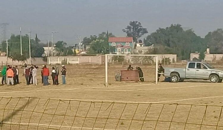 Globo aerostático choca con cables de alta tensión en Teotihuacán