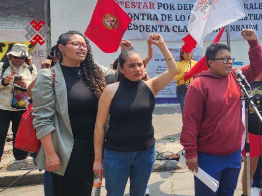Citlali Neri Castañeda, nutrióloga del hospital Enrique Cabrera de la CDMX y secretaria de finanzas del FINTRAS, fue despedida de manera injustificada por el IMSS Bienestar
