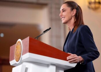 Operativo. Claudia Sheinbaum, conferencia matutina del 16 de marzo de 2026. AMEXI Foto Presidencia