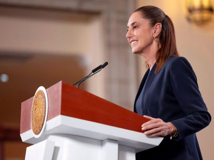 Operativo. Claudia Sheinbaum, conferencia matutina del 16 de marzo de 2026. AMEXI Foto Presidencia