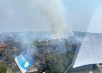 Controlan 90% del incendio forestal en Área Natural Protegida en Tzitzio, Michoacán