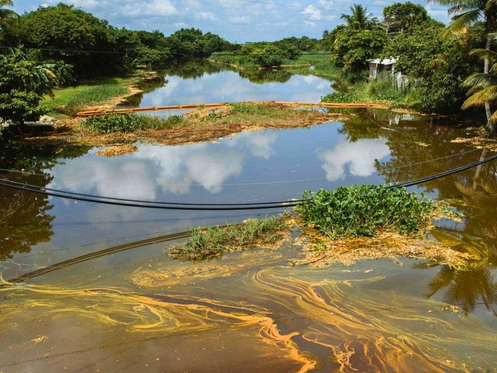 Derrame petrolero. Norte de Veracruz