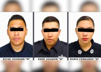 Detenidos acusados de tortura contra trans mujer en Naucalpan. AMEXI Foto Fiscalía Estado de México