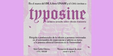 Participantes dialogan sobre edición feminista durante la jornada Typosine en la Sala Carlos Chávez del Centro Cultural Universitario.
