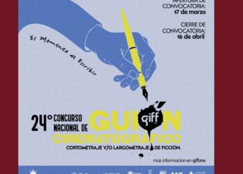 Convocatoria del Festival Internacional de Cine Guanajuato dirigida a guionistas que buscan participar en el Concurso Nacional de Guion Cinematográfico 2026.