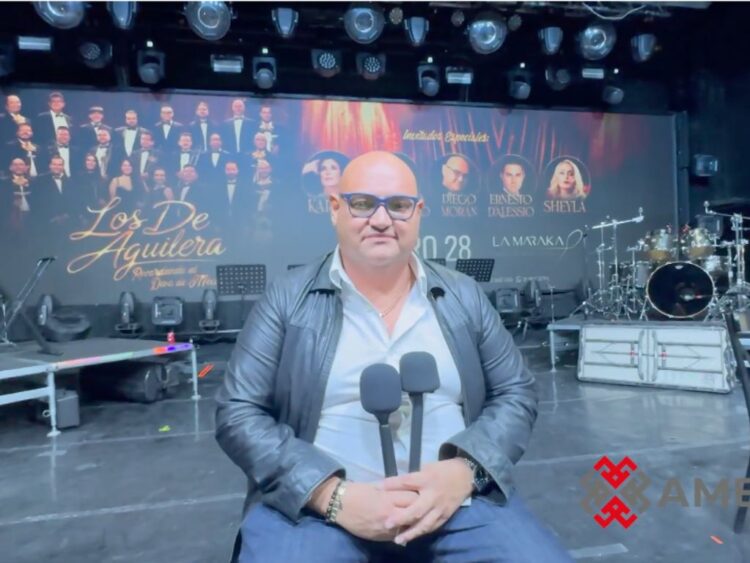 Diego Morán, Sheyla, Ernesto D’Alessio y Karina interpretan éxitos de Juan Gabriel durante el concierto homenaje “Los Aguilera recordando al Divo de México” en La Maraka Centro de Espectáculos.