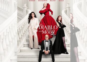 Imagen promocional de la secuela de El Diablo Viste a la Moda, protagonizada nuevamente por Meryl Streep y Anne Hathaway.