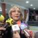 Sylvia Pasquel ofrece declaraciones a medios y confirma su presentación teatral en el Senado, donde llevará la obra “La profesora” con entrada libre.