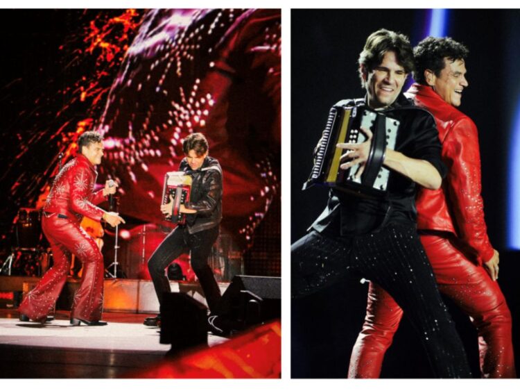 El cantante colombiano Silvestre Dangond durante una presentación de la gira El Último Baile que llegará al Estadio El Campín en Bogotá.