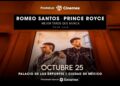 Los cantantes de bachata Romeo Santos y Prince Royce preparan una gira conjunta por Latinoamérica en 2026.