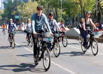 Domingo 22 de marzo, día de rodar en el Muévete en Bici de la CDMX. /AMEXI /Foto RRSS