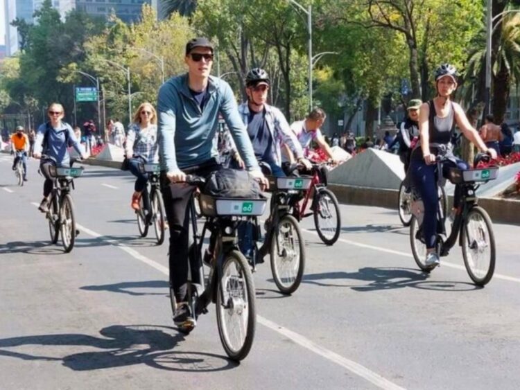 Domingo 22 de marzo, día de rodar en el Muévete en Bici de la CDMX. /AMEXI /Foto RRSS