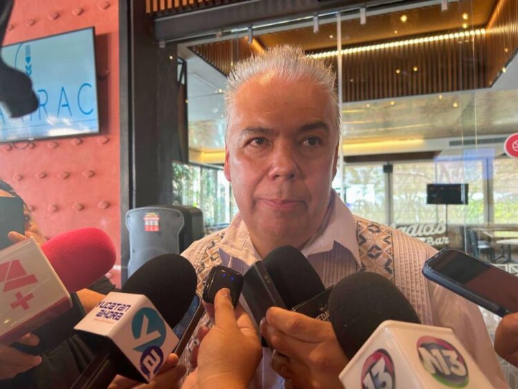 El presidente de la CANIRAC, Ignacio Alarcón Rodríguez Pacheco. La violencia tras la detención del Mencho ocasionó una fuerte caída de las ventas de la industria restaurantera.