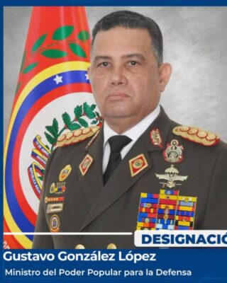 Gustavo González López releva a Vladimir Padrino López como titular del Ministerio de Defensa de Venezuela 
