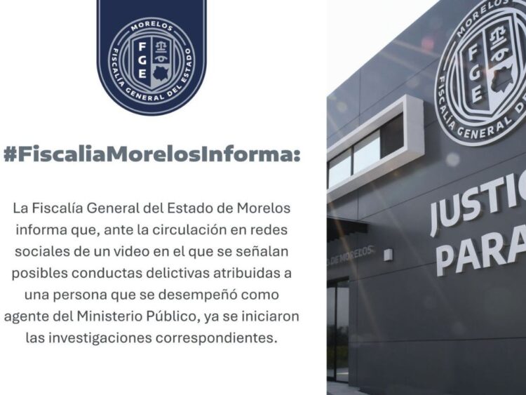 Investigan a ex Ministerio Público por presunta relación con menor de edad en Morelos