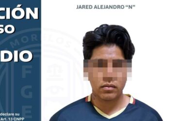 Jared Alejandro N, vinculado a proceso por feminicidio de Kimberly Rios. AMEXI Foto FGEM