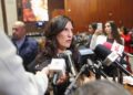 Kenia López Rabadán, presidenta de la Mesa Directiva de la Cámara de Diputados. Petición de explicaciones.