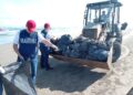 Marina recolecta 330 kilos de hidrocarburos en Alvarado Veracruz