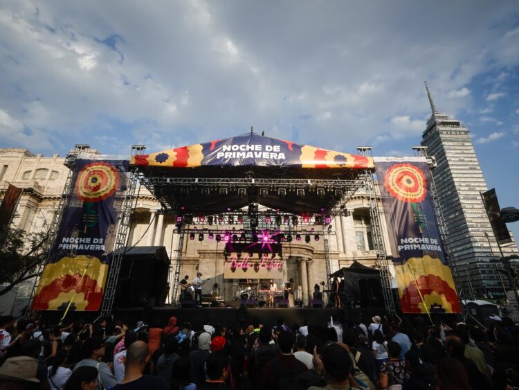 La Noche de Primavera 2026 reunió a 170 mil personas en la Ciudad de México. | AMEXI/FOTO: cultura.cdmx.gob.mx