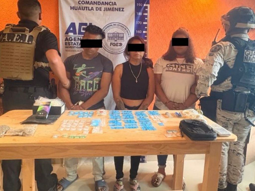 Breves de los estados del 25 de marzo. Presunta célula criminal que se dedicaba al narcomenudeo.