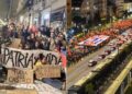 Manifestantes en Barcelona (izquierda), Atenas (derecha) y otras ciudades en todo el mundo expresaron su sentir sobre la situación en Cuba.