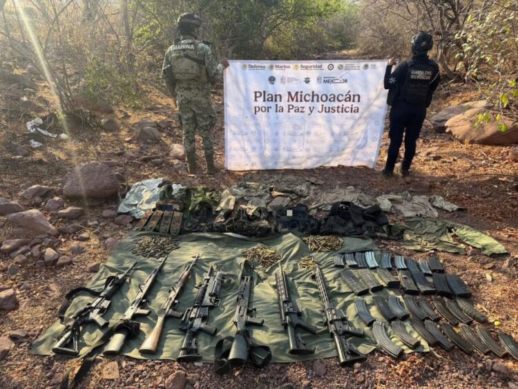 Resultados del Plan Michoacán: decomisan siete fusiles