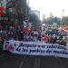 Miles de trabajadores del STUNAM salen a las calles en la CDMX, para rechazar la política guerrerista de Estados Unidos, contra los pueblos del mundo