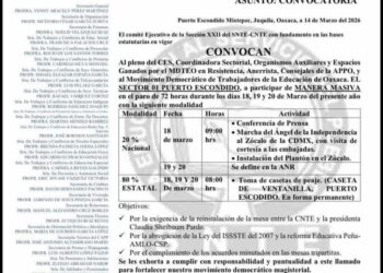 Sección 22 confirma en Oaxaca toma de carreteras, casetas de peaje, plazas comerciales y oficinas en comienzo de paro de 72 horas