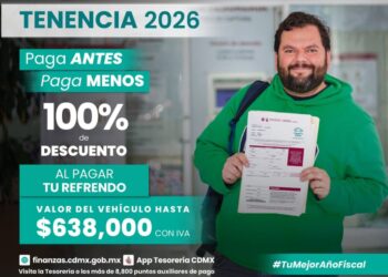 Tenencia vehicular 2026 en CDMX