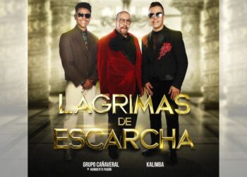 Integrantes de Grupo Cañaveral y Kalimba promocionan su sencillo “Lágrimas de Escarcha”, éxito en listas de música en México.