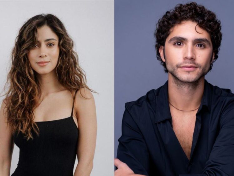 Juanita Molina y Julián Zuluaga durante la promoción de la serie “Dear Killer Nannies”, basada en la infancia de Juan Pablo Escobar.