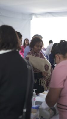 En la Cámara de Diputados se realizó una campaña de derección oportuna de diabetes. AMEXI/FOTO/ Cortesía