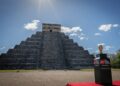 Trofeo de la Copa Mundial llega a Chichén Itzá