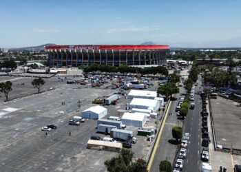 La Fiscalía CDMX investiga el fallecimiento de un aficionado ocurrido este 28 de marzo al interior del Estadio Banorte. AMEXI/FOTO/ Alejandro Mélendez fotgrafo