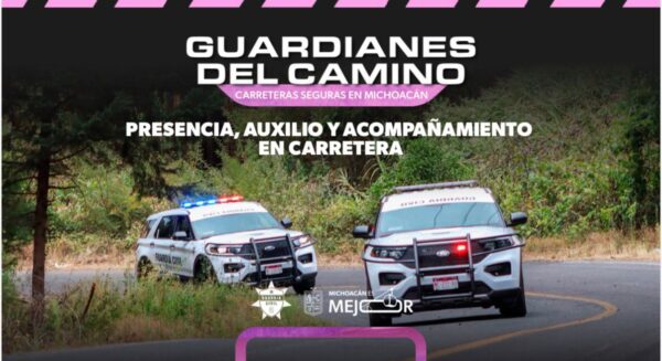 los elementos estatales brindarán auxilio y acompañamiento en la red de carreteras estatales, sobre todo, las de mayor flujo vehicular